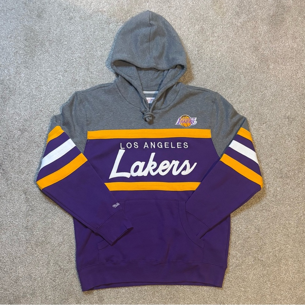 Mitchell & Ness Los Angeles Lakers Hardwood Classics Hoodie XL